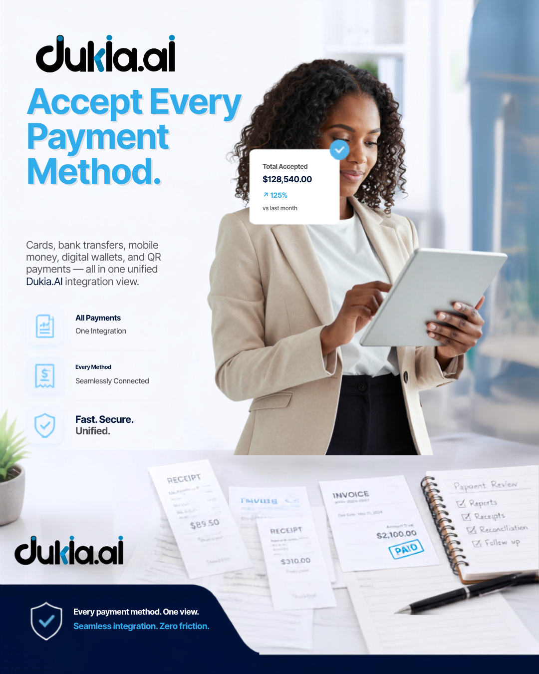 Never Lose a Sale Again with Dukia.ai's Multi-Payment Support
