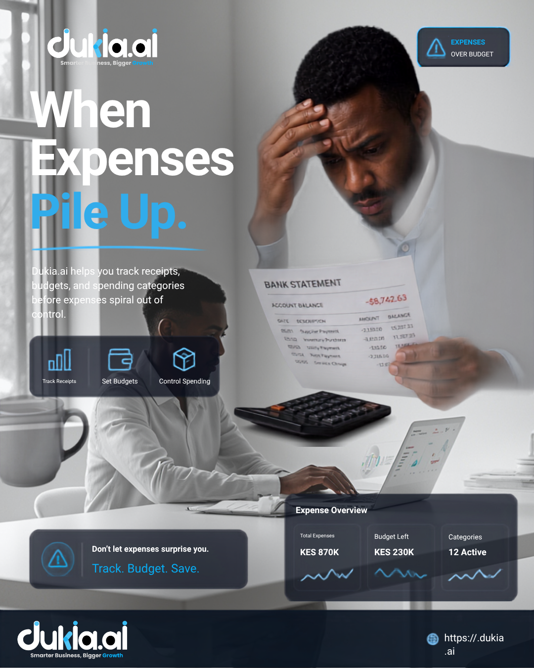 Take Control of Your Business Expenses with Dukia.ai