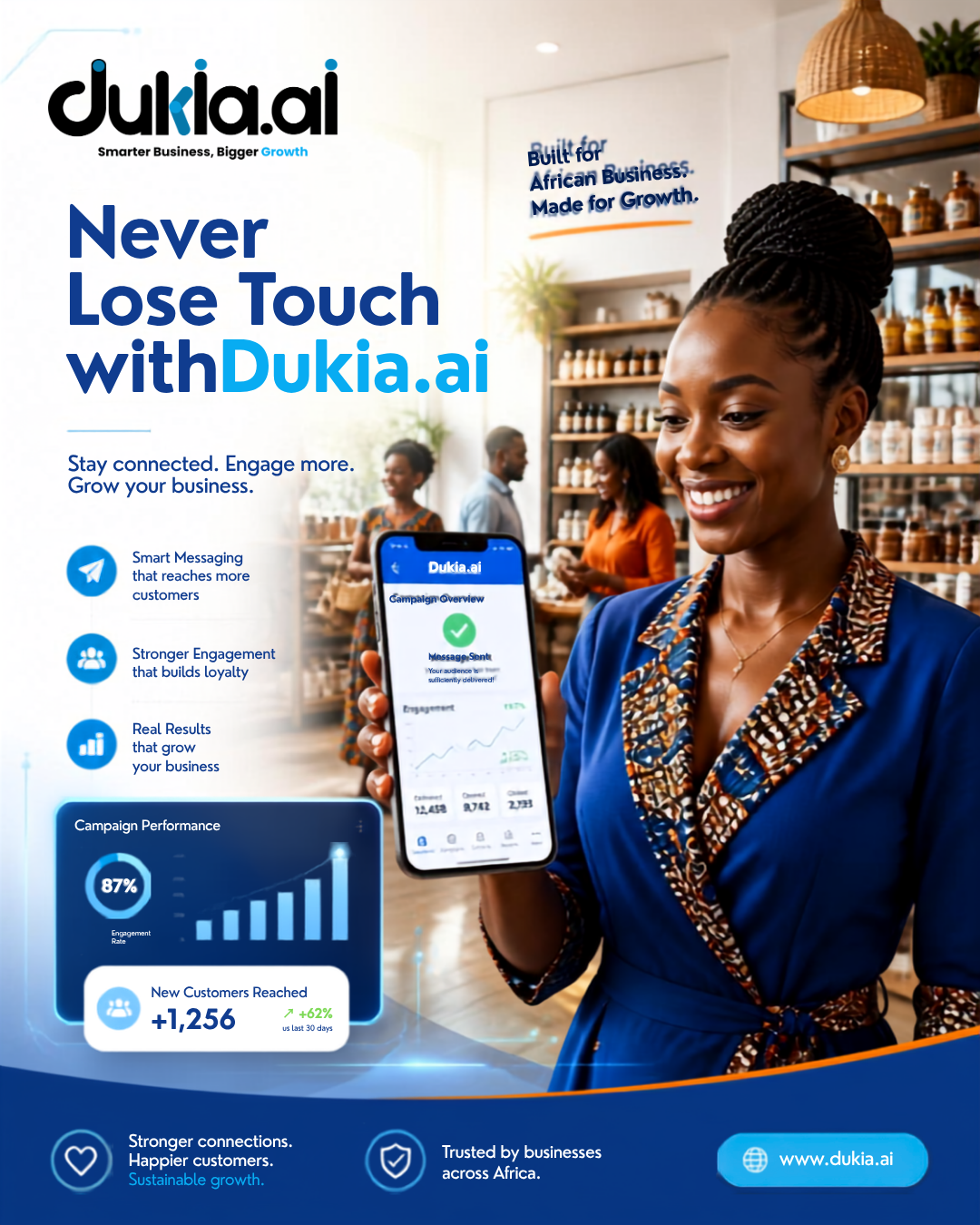 Never Lose Touch: Marketing & Communication Made Easy with Dukia.ai