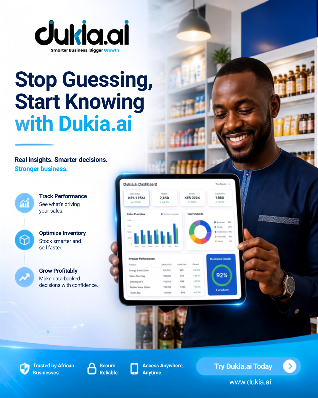 Stop Guessing, Start Knowing: Sales Analytics with Dukia.ai