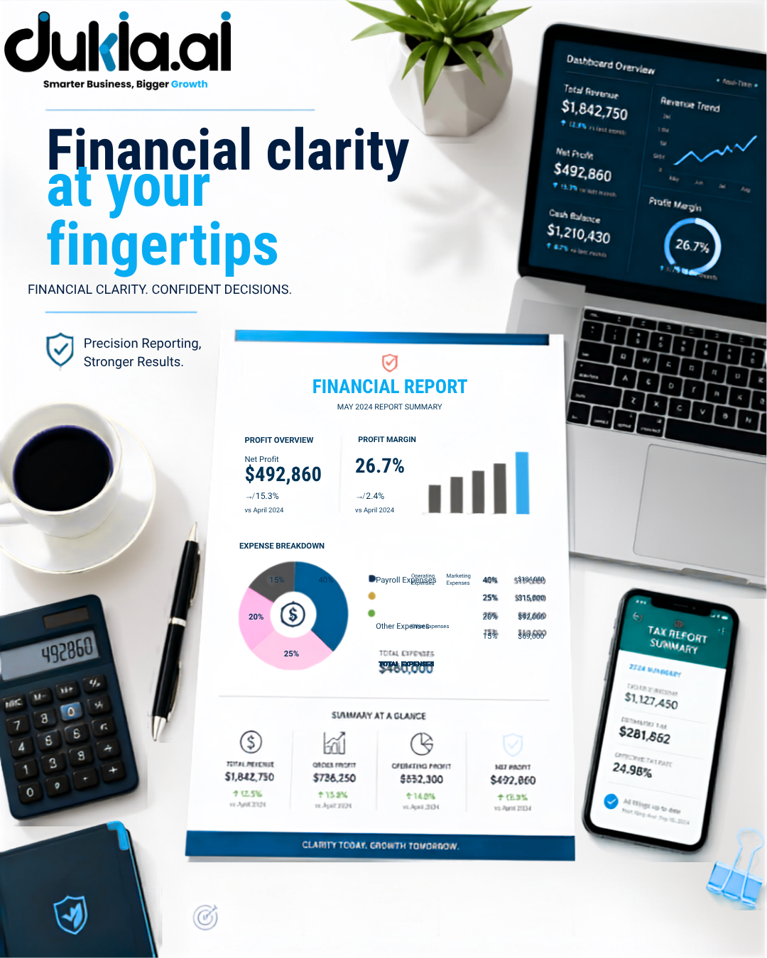 Take the Guesswork Out of Your Finances with Dukia.ai