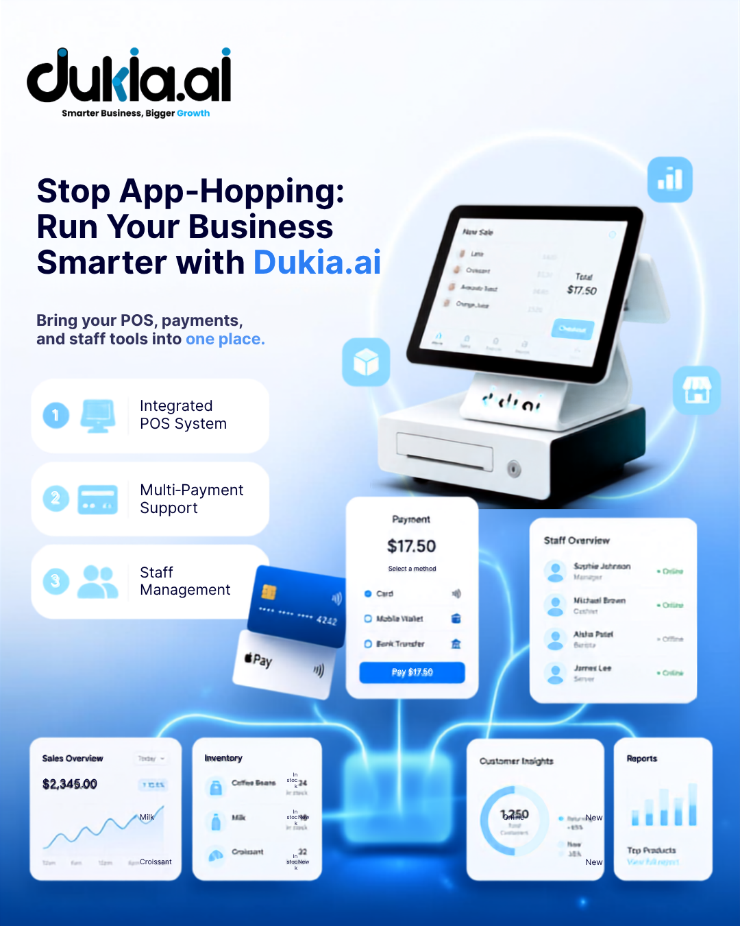 Stop App-Hopping: Run Your Business Smarter with Dukia.ai